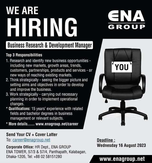 ENA Group Job Circular 