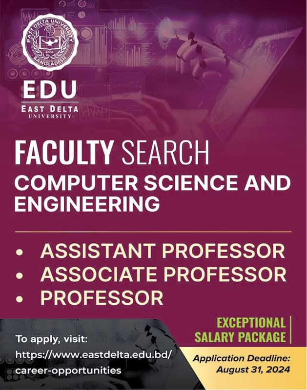 East Delta University Job opportunity